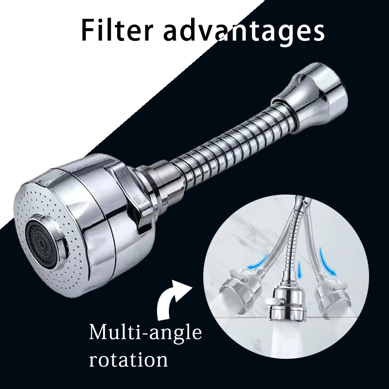 360 Degree Rotating Filter Tap Nozzle Stainless Spout Water Saving ...