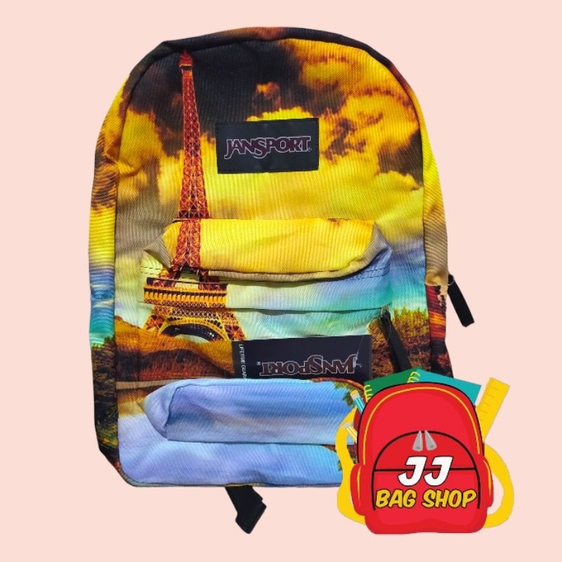 SCHOOL BAG QUALITY BACKPACK Jansport Superbreak PARIS DESIGN Shopee Philippines