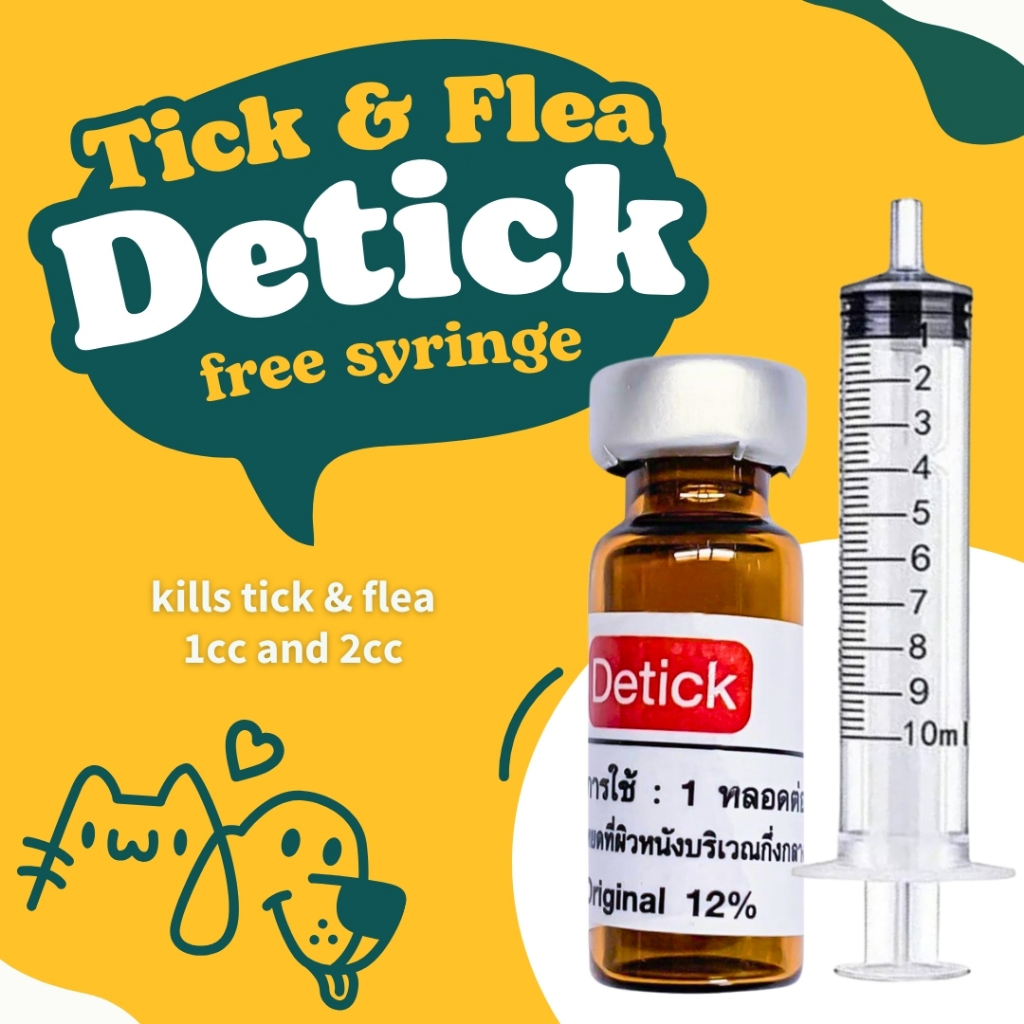 Alprocide & Detick 1cc & 2cc Spot On Treatment Anti Ticks and Fleas ...