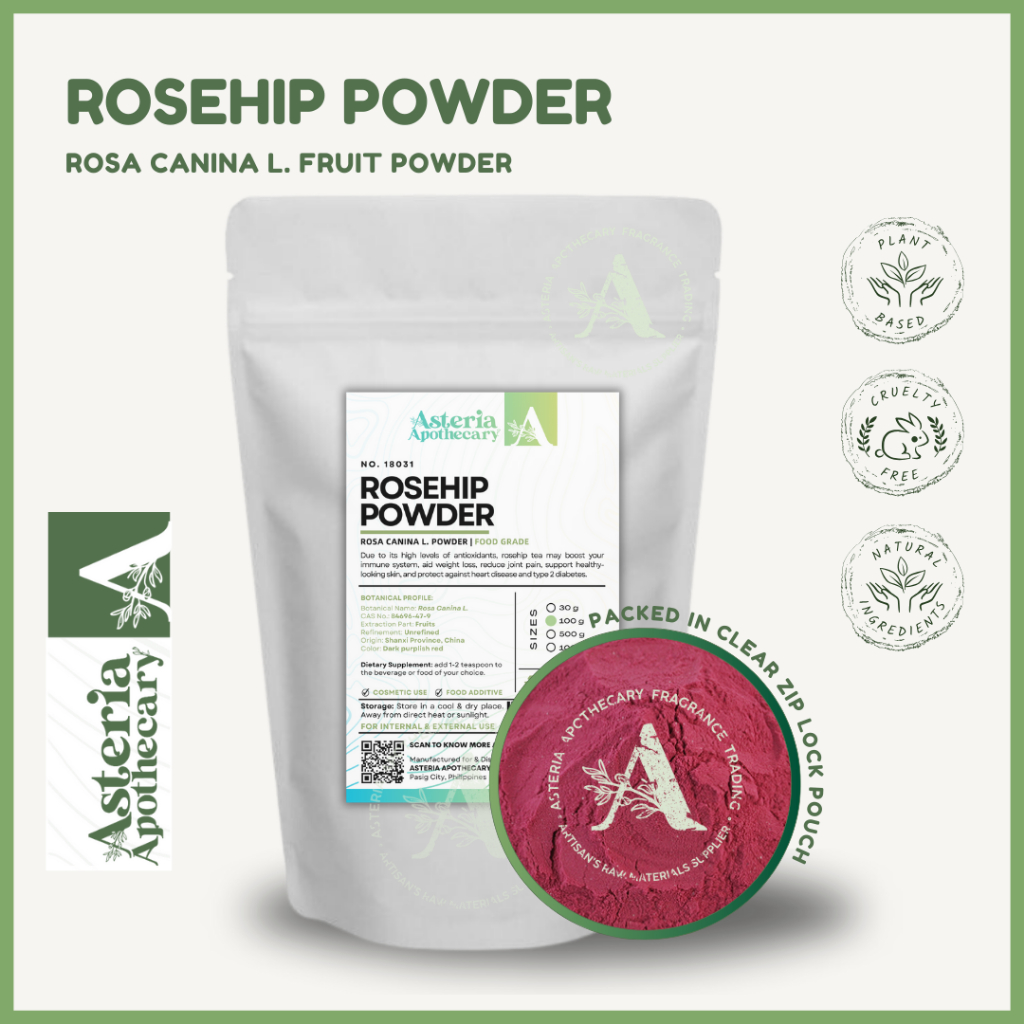 Rosehip Powder 30g & 100g - Asteria Apothecary | Shopee Philippines