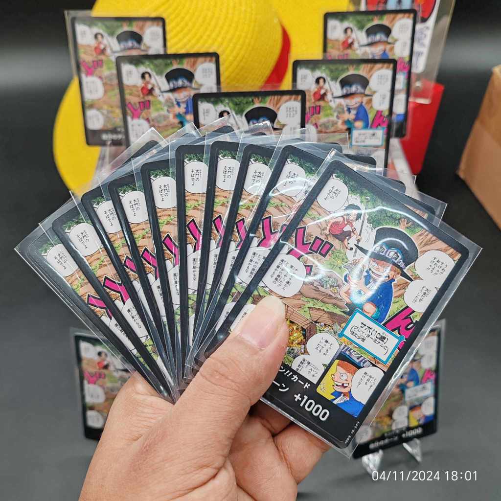 One Piece TCG - Saikyo Jump May 2024 Promo Don Card - Sabo and Ace ...