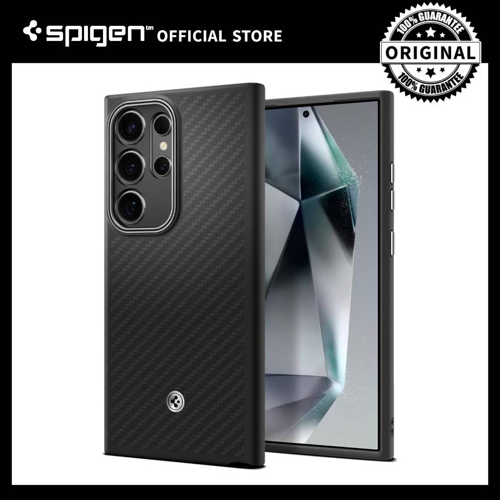 Spigen Galaxy S24 Ultra Case Enzo Aramid Matte Black