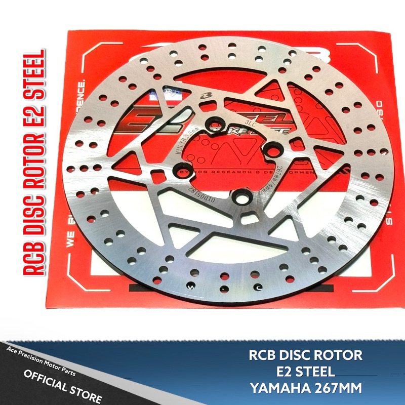 RCB DISC BRAKE ROTOR YAMAHA E2/E2+ 267MM | BRACKET 267MM(Bracket Sold ...