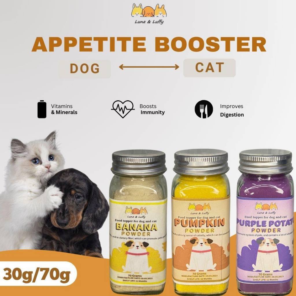 Appetite Booster for Dogs and Cats All-Natural Dietary Fiber for Picky ...