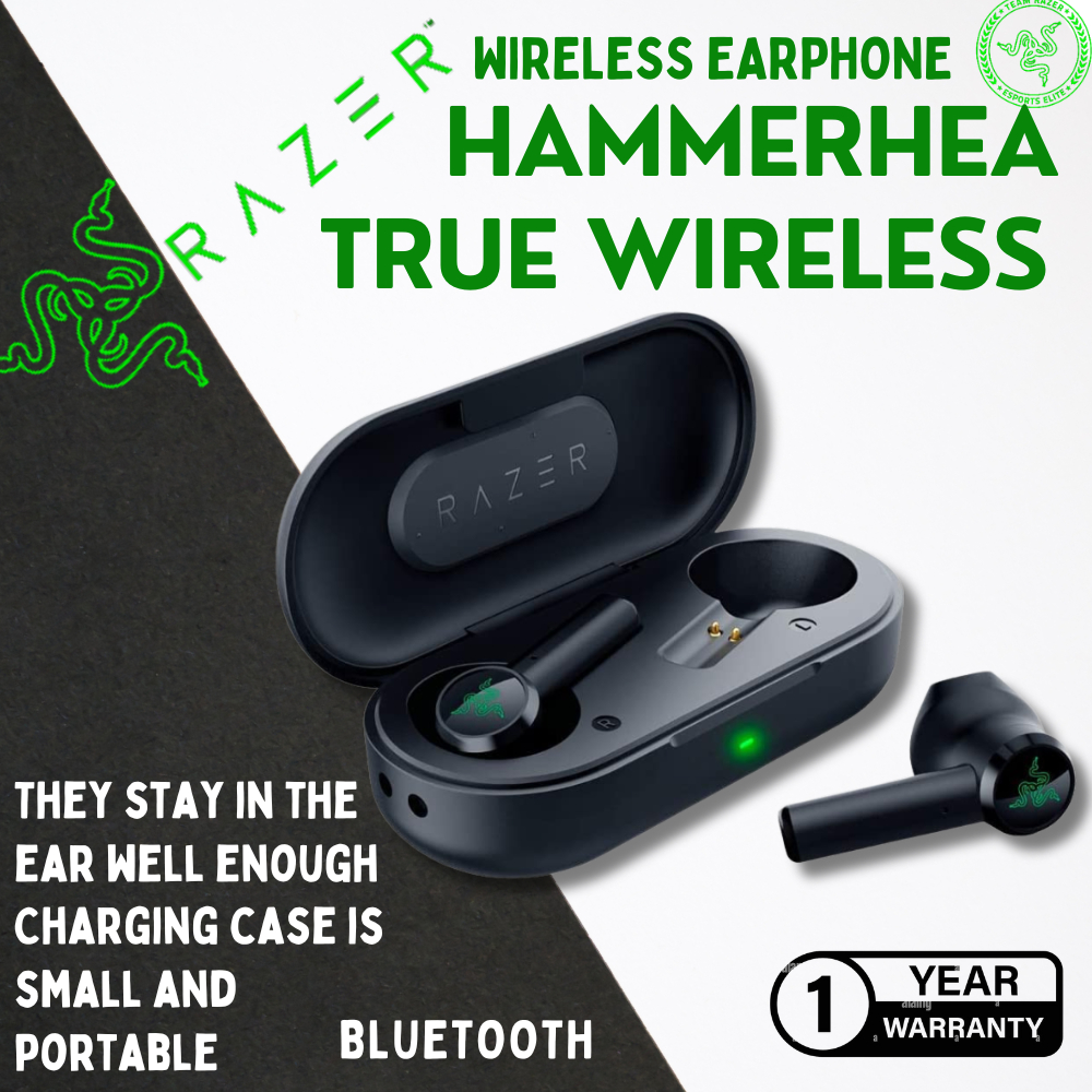 Razer Hammerhead True Wirelesspro Bluetooth 50 Tws Earphones Gaming In Ear Earbuds With Mic 8665