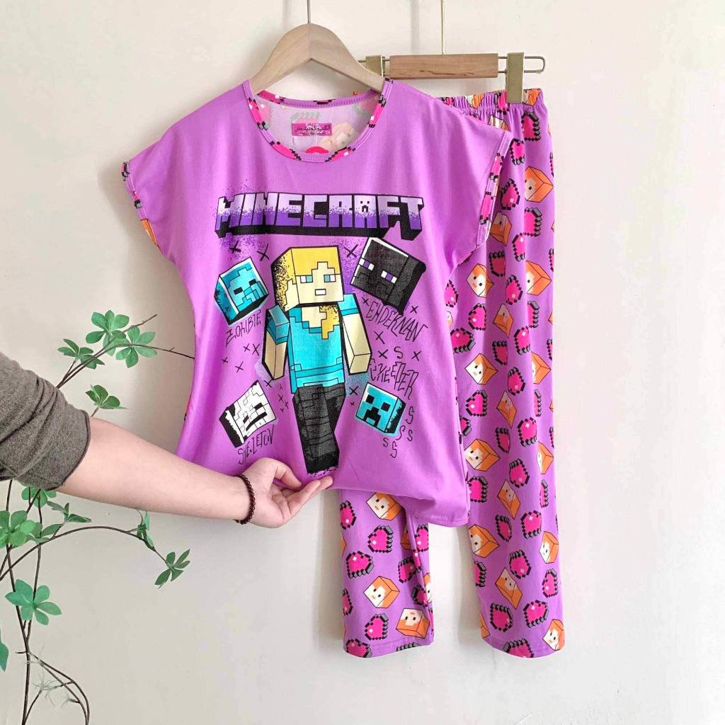 ROBLOX GIRL sleepwear pajama terno for kids | Shopee Philippines