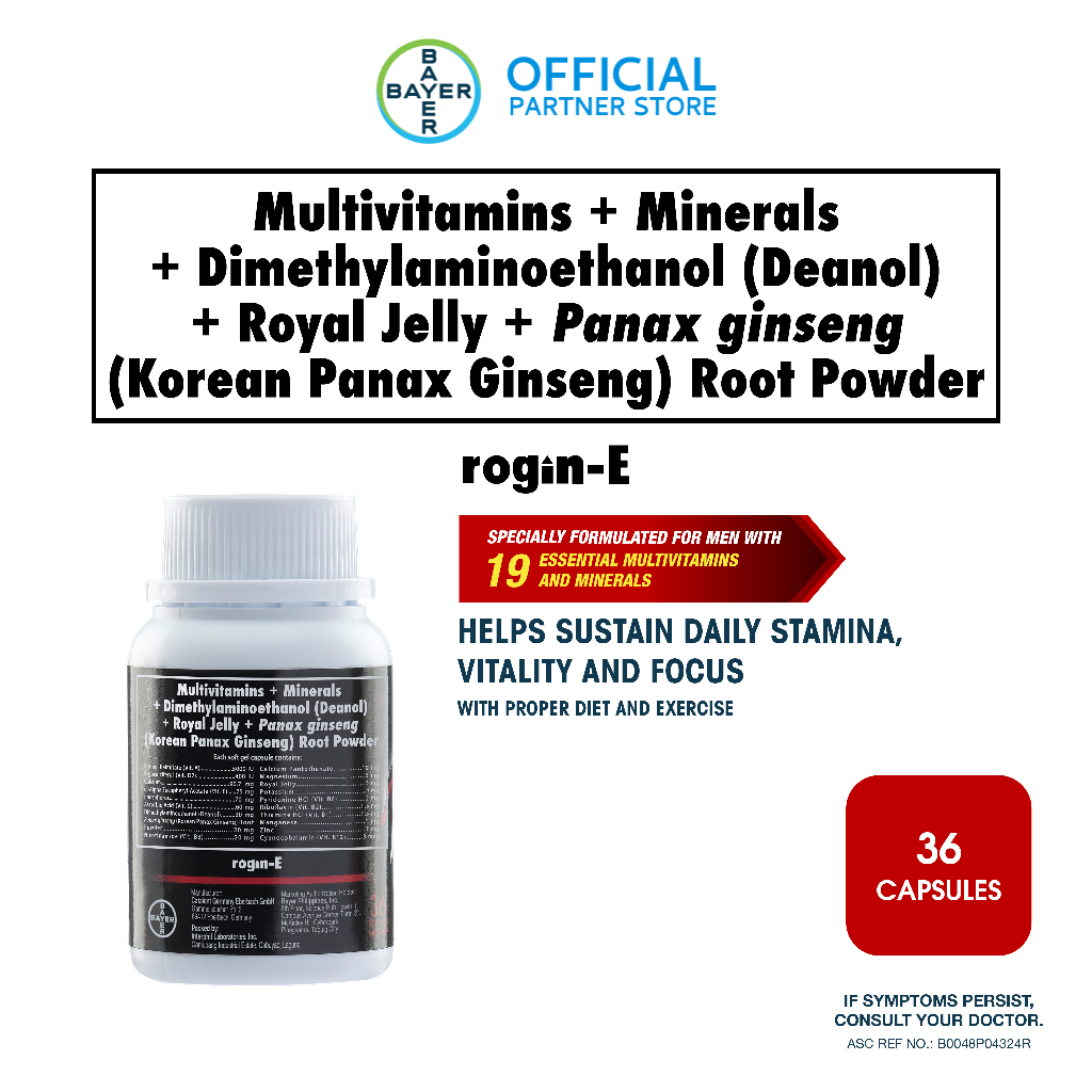 ROGINE® Male Multivitamins Soft Gel Capsule 36s Shopee Philippines