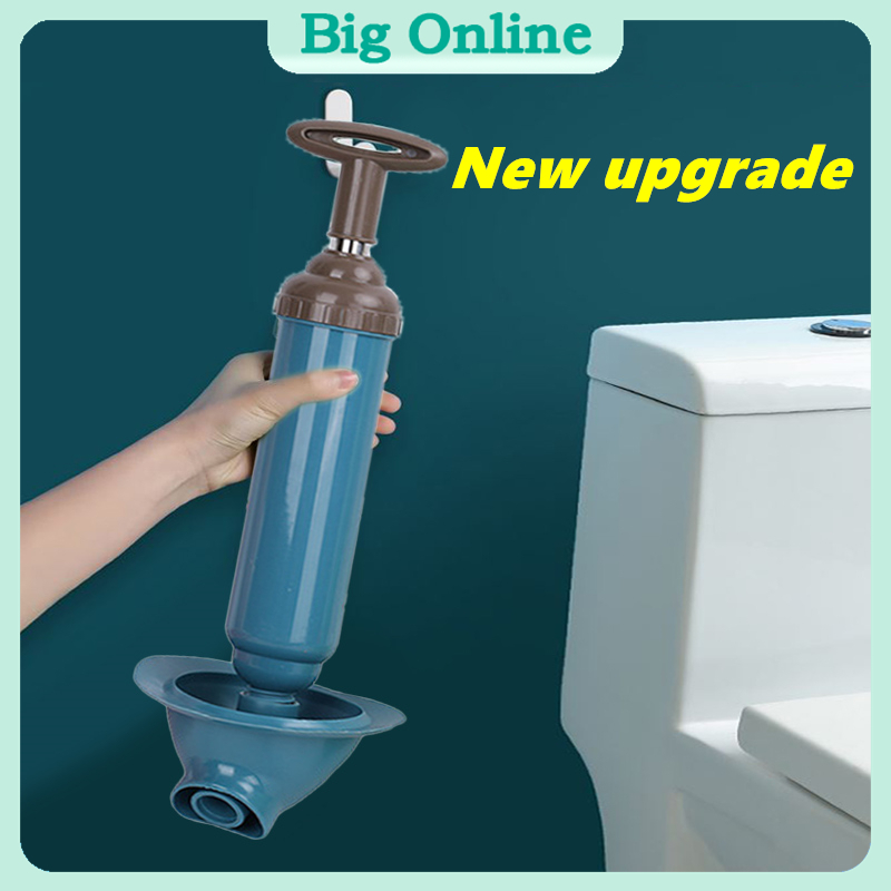 High Pressure Toilet Plunger Toilet Clog Remover Drain Unblocker ...
