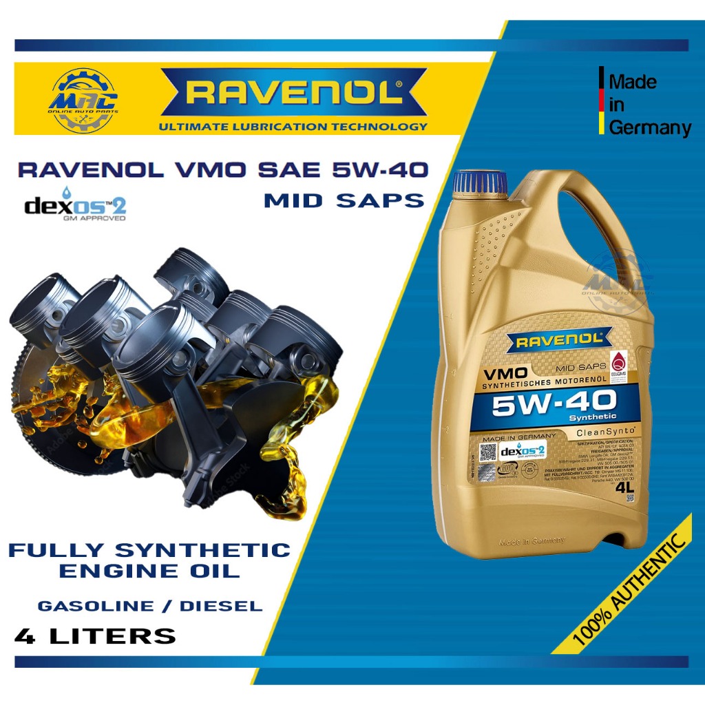 RAVENOL Engine Oil Motobike 4-T Ester SAE 5W-40 Buy Online, 157,95