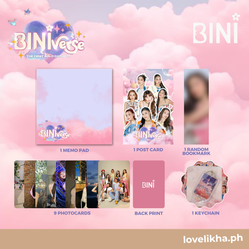 PREORDER BINI 'BINIVERSE' Mini Fan Kit - P-pop Gift Ideas Giveaways ...