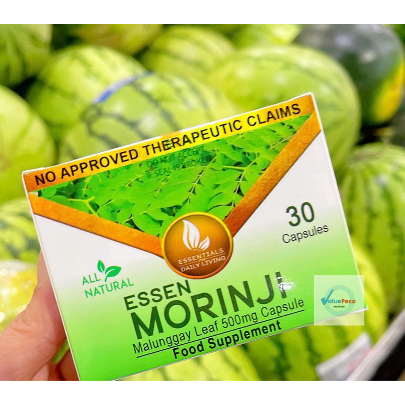 Essen Morinji Malunggay Leaf Food Supplement Vegan Calcium Iron Potassium Lactate Anti Aging