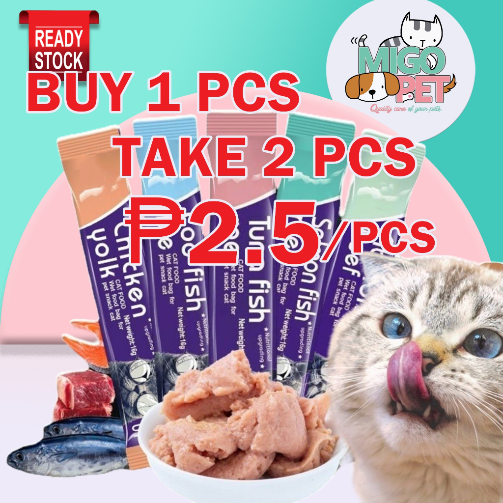 BUY 1 TAKE 1 Cat Treats Fresh Wet Food Optimum Nutrition Shopee