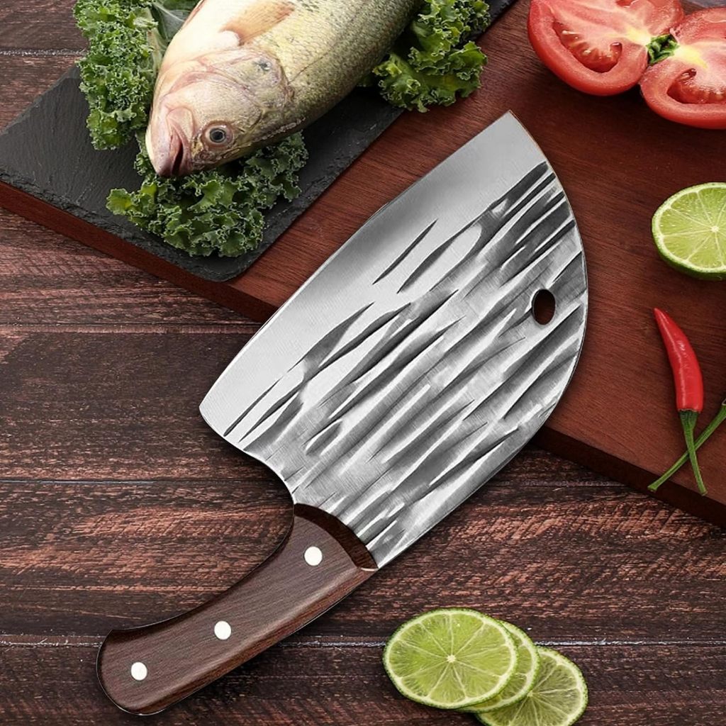 Kitchen Knife Round Head Hand Forged Knife Round Head Knife Hand Forged ...