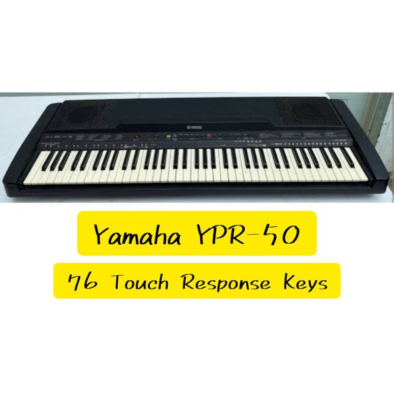 Yamaha YPR-50 (76 Touch Response Keys) | Shopee Philippines