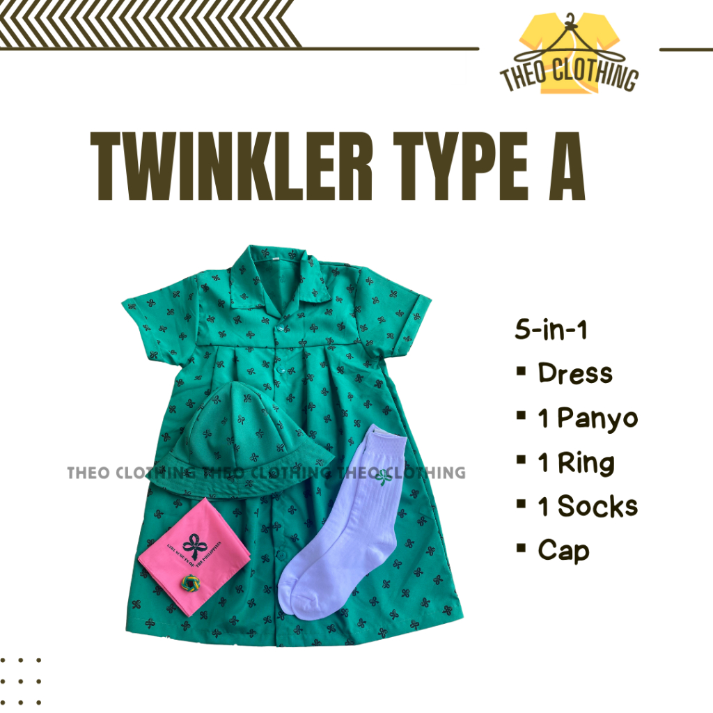 Twinkler Scout Type A & B Complete Set Of Uniform For Girls | Theo ...