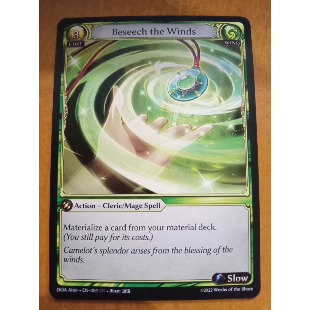 GA Beseech the Winds SR Dawn of Ashes DOA PTMEVP Alter Radiant