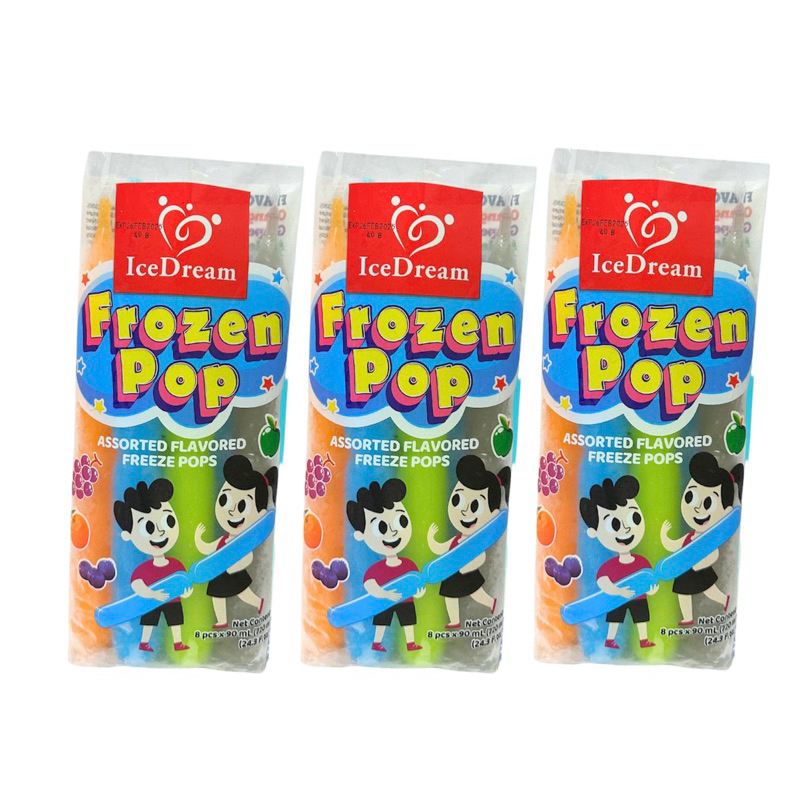 Ice Dream Ice Pop 3packs (8pcs each pack) | Shopee Philippines