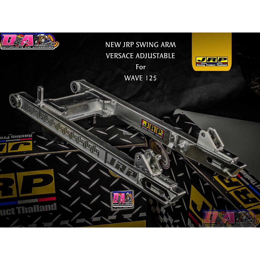 JRP Swing Arm Prototype Diamond Cut Fully Adjustable v3 For Wave 125 ...