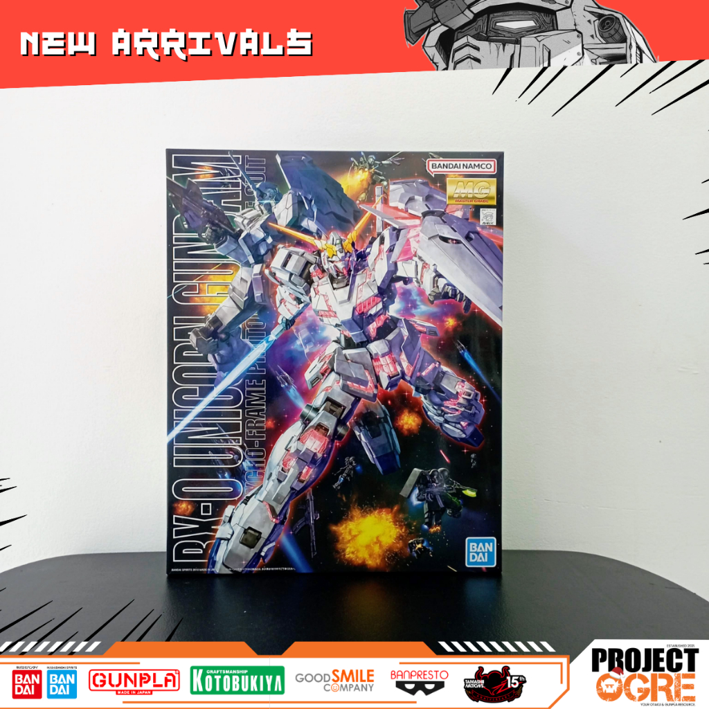 Bandai MG Unicorn Gundam Screen Image Special Set, Modello 1/100, Costruzione Ad Incastro