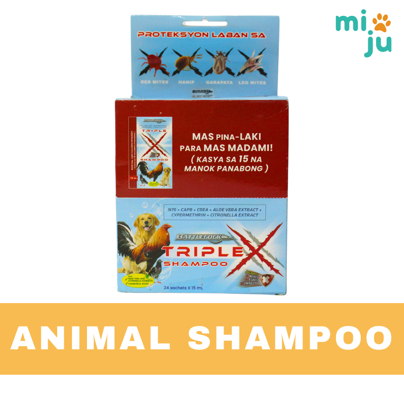 Triple X Shampoo (24 Sachets X 15ml) | Shopee Philippines