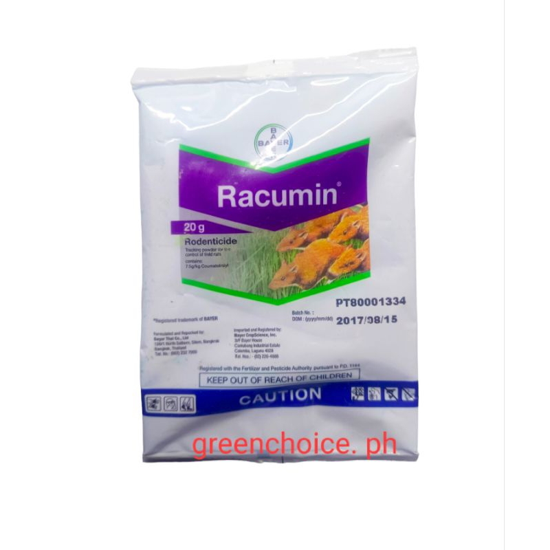 Racumin 20g Rodenticide | Shopee Philippines