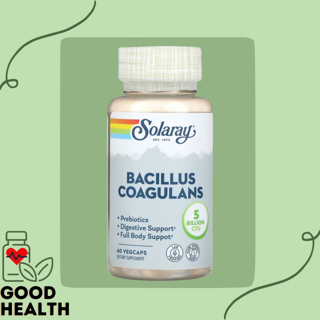 Good Health | Solaray, Bacillus Coagulans, 5 Billion, 60 VegCaps (2.5 ...