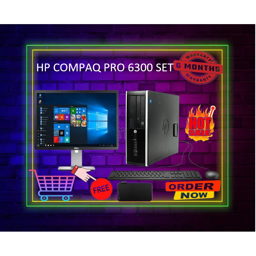 ☆HP 6300SFF Core i5 3470 8GB 500GB Win10 HP 6300 Pro SFF Computer i5-3470 Windows 10