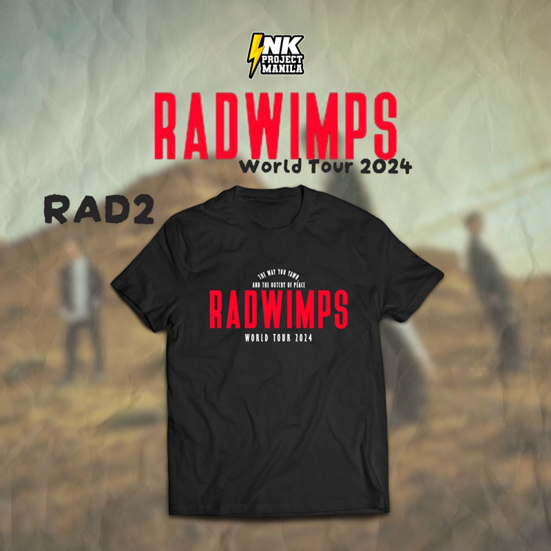 radwimps tour t shirt