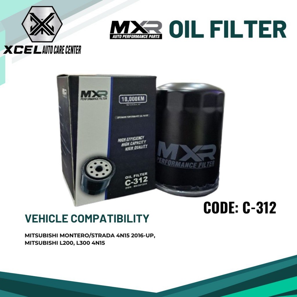 MXR OIL FILTER C-312 for MONTERO, STRADA 4N15, L200, L300 4N14/4N15 ...