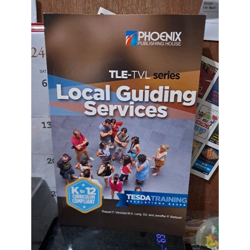 TLE TVL Series Local Guiding Services Tesda Training Regulations kto12 ...