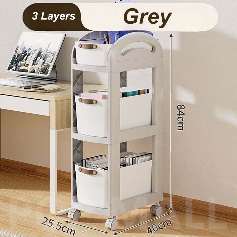 Layered rack organizer Book shelf Study & Office Drawer Unit Storage ...