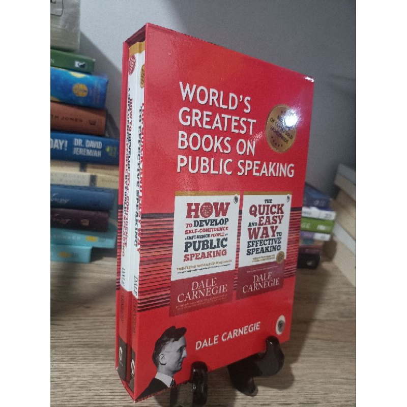 WORLD'S GREATEST BOOKS ON PUBLIC SPEAKING by DALE CARNEGIE 2 BOOKS SET ...