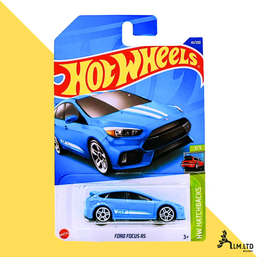 Hot Wheels Ford Focus Rs Hw Hatchbacks Celeste | Meses sin interés
