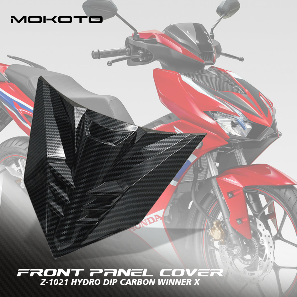 WINNER X 150 FRONT PANEL COVER HYDRO DIP CARBON Z-1021 FOR HONDA WINNER ...