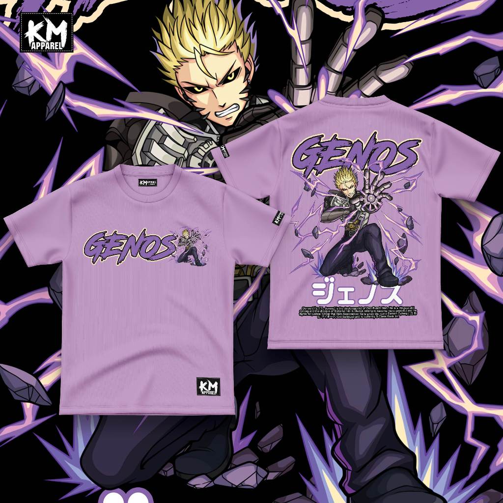 Genos Anime Tshirt & Oversized Shirt for Men & Women Plus Size Pro Club One  Punch Man - KM APPAREL | Shopee Philippines