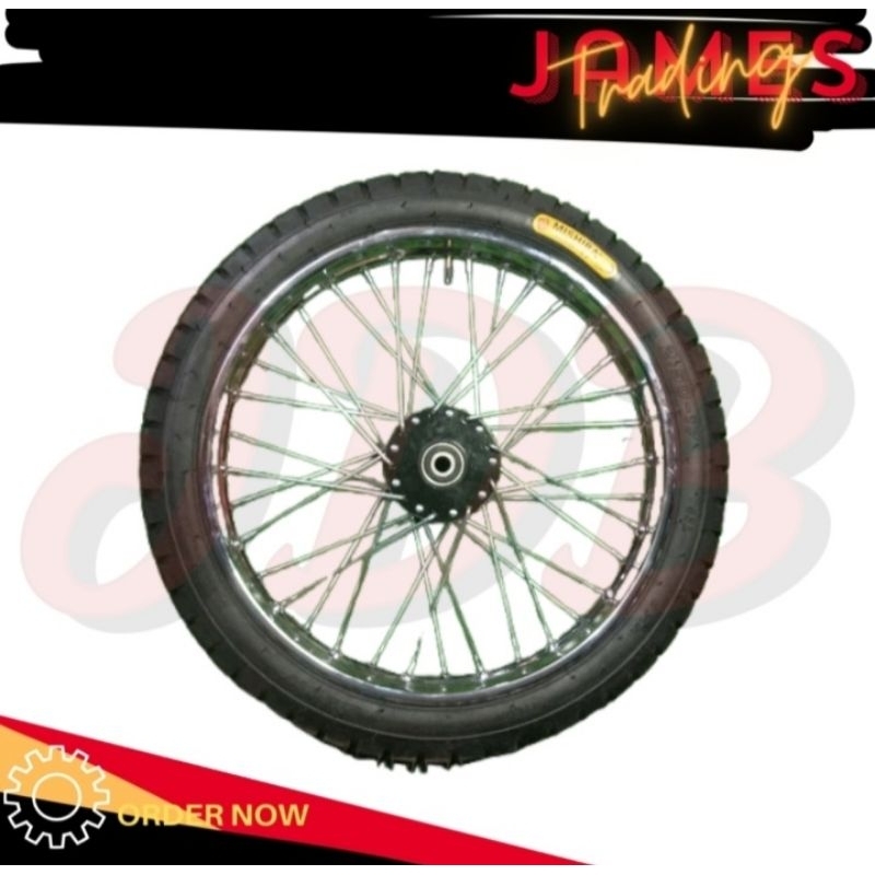 Side Wheel Rim Set W/Tire 6302 by 70/80x17 / 250x17 / 2.75x17 / 300x17 ...