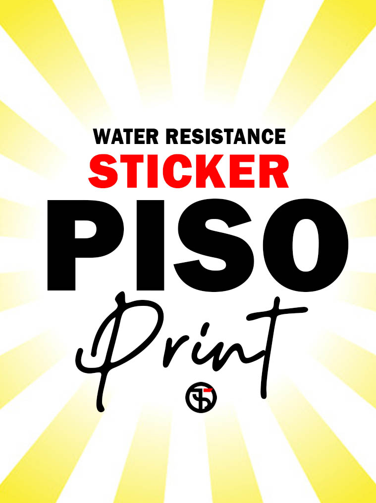 96pcs PISO PRINT STICKER LABEL WATERPROOF | Shopee Philippines