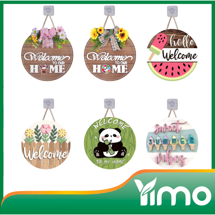WOODEN WALL FRAME DISPLAY WELCOME HOME CIRCLE WOODEN WALL FRAME ...