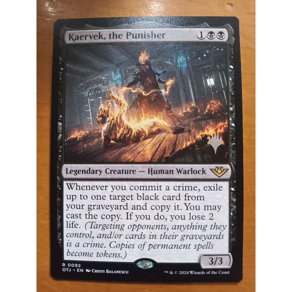 MTG Kaervek, the Punisher Rare Outlaws of Thunder Junction OTJ Magic the  Gathering | Shopee Philippines