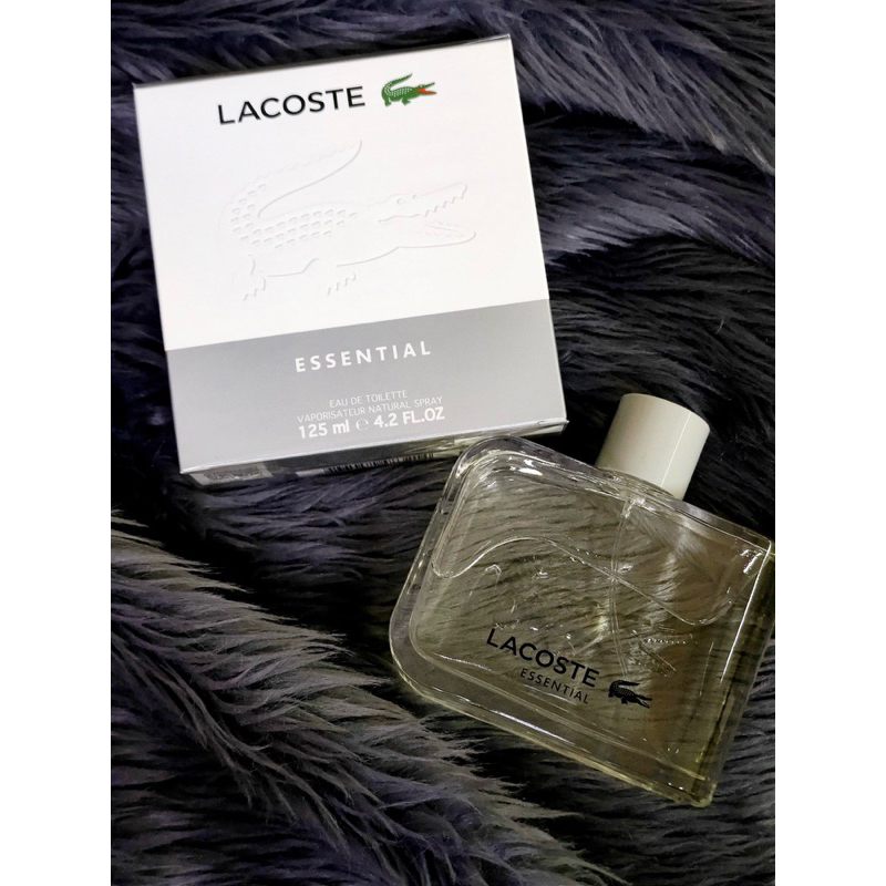 Lacoste Essential New Packaging 125ml edt for men BNIB Demo Shopee Philippines