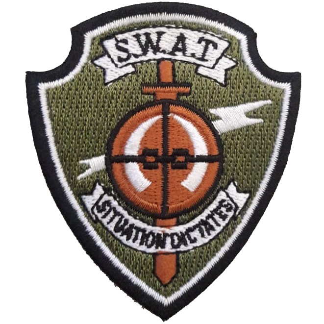 SWAT EMBROIDERED PATCH (situation dictates) | Shopee Philippines