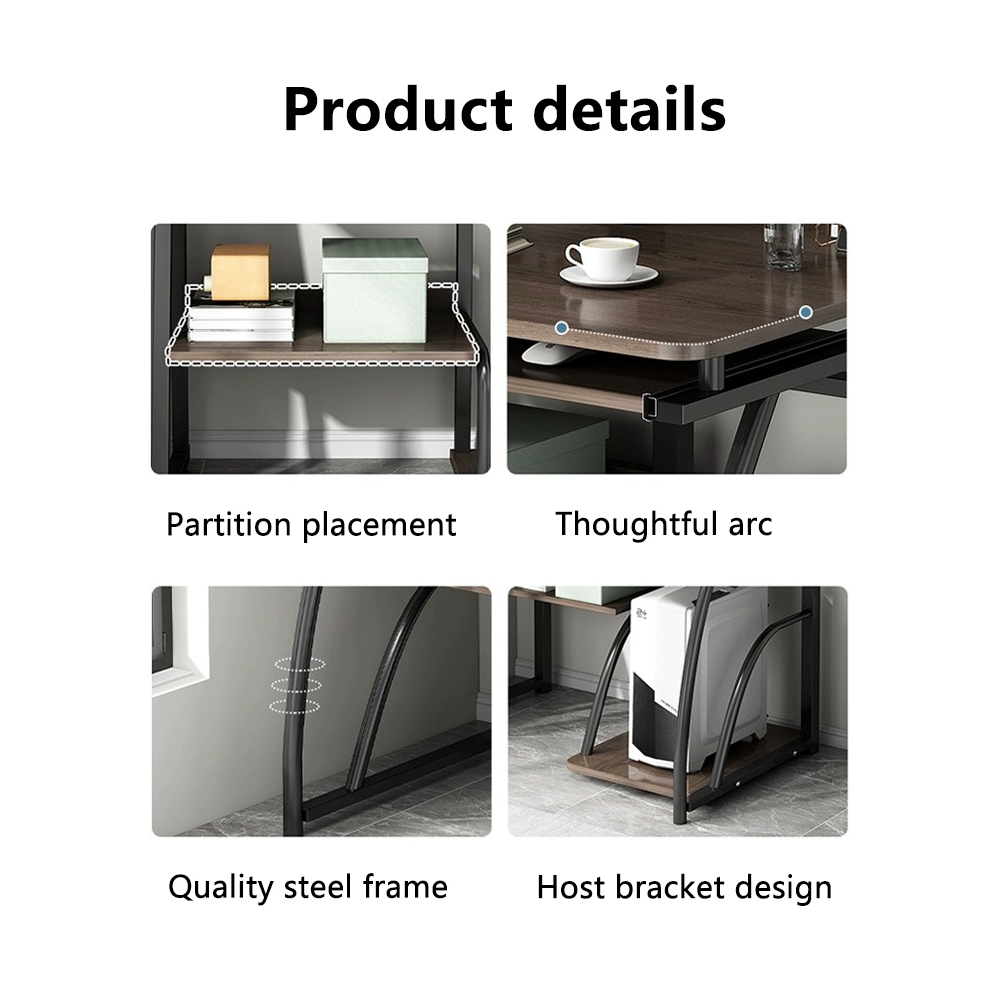 Desk bookcase bookshelf study table rental house computer desk Study ...