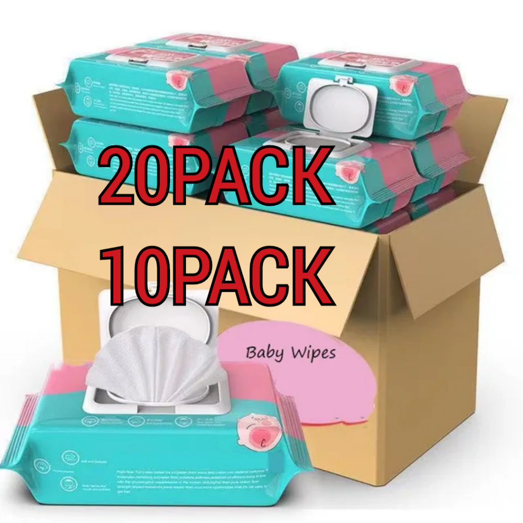 10PACK/20PACK Baby Wipes Ultra Soft 80pcs Nonwoven Sensitive Wet Wipes
