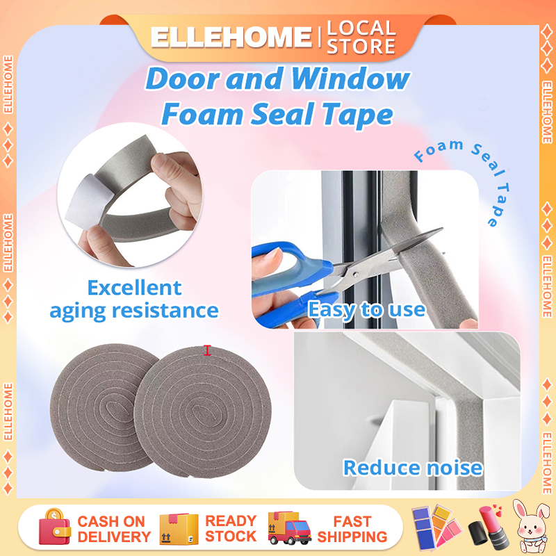 Door and Window Foam Seal Tape Skidproof Glass Door Seal Weather ...