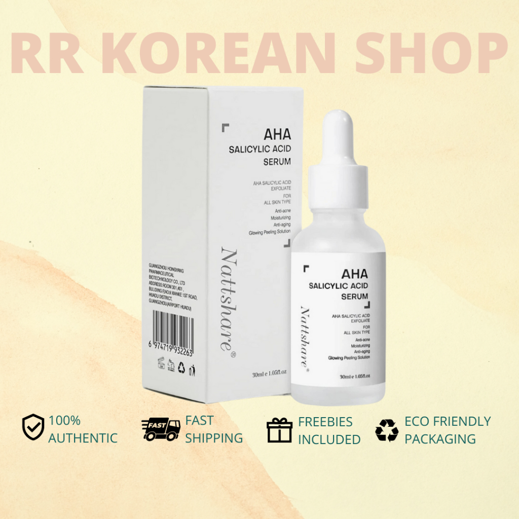 Nattshare AHA Salicylic Acid Serum 30ml | Shopee Philippines