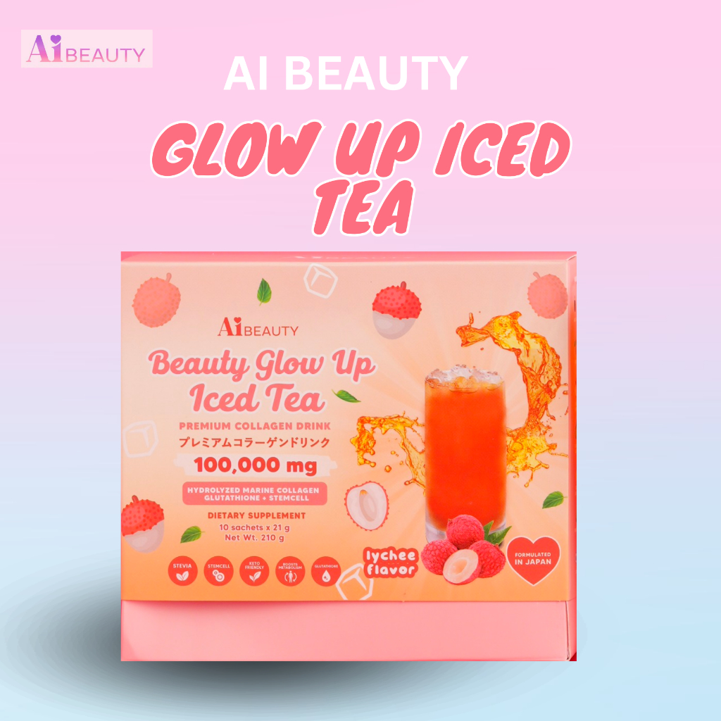 Ai Beauty Glow Up Iced Tea by Ivana Alawi Collagen Drink Japan Lemona ...