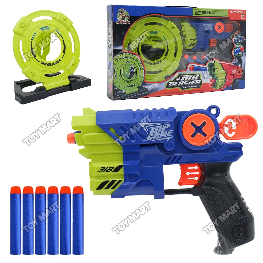 Target Practice Blaster Toy Gun Set with Soft EVA Bullets | Shopee ...