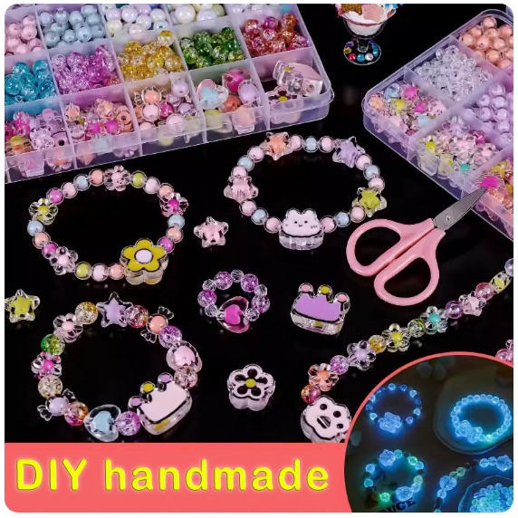 Creative DIY Handmade Beaded Toy with Accessory Set Christmas Gifts 24 ...