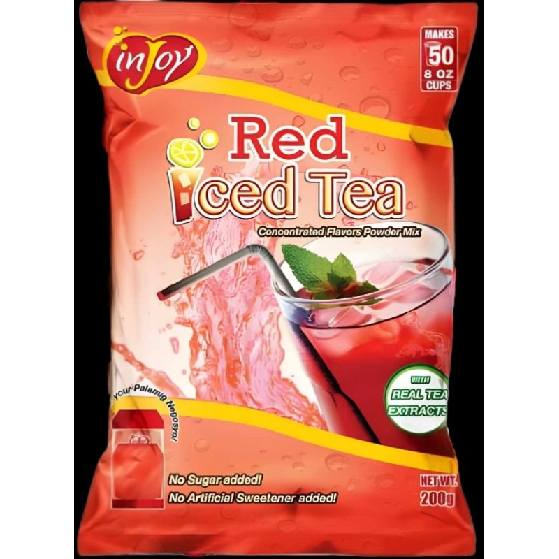 injoy Red Tea Concentrated Juice Palamig Powder 200g w/ Intense Sugar ...