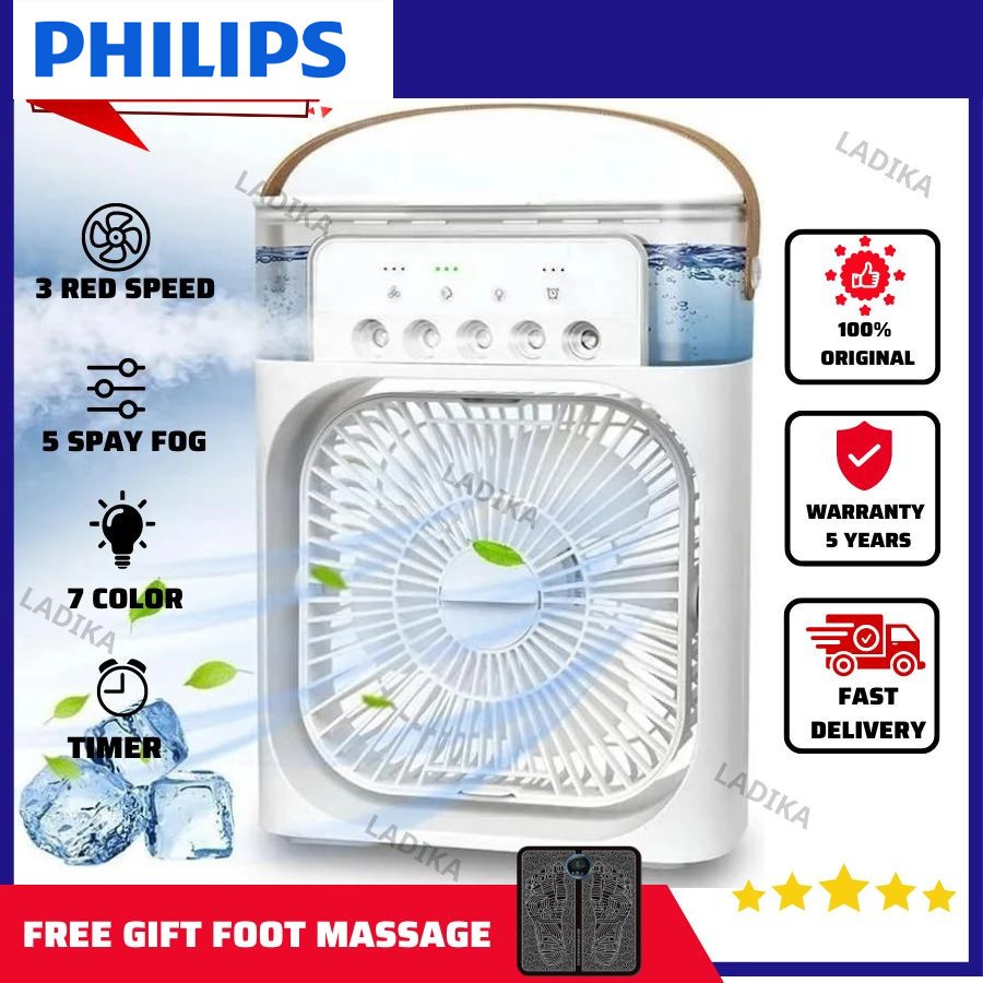 NEW PHILIPS electric fan Air Conditioner Small fan mini 4 in 1 USB Mini ...